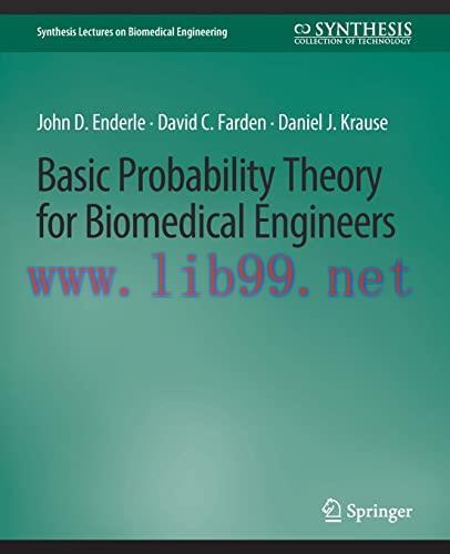 [AME]Basic Probability Theory for Biomedical Engineers (Synthesis Lectures on Biomedical Engine...