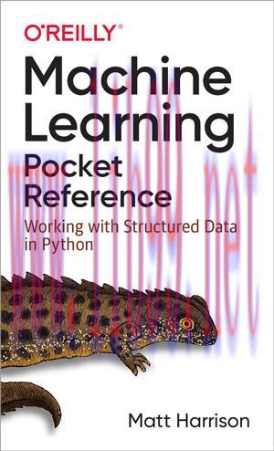 [SAIT-Ebook]Machine Learning Pocket Reference