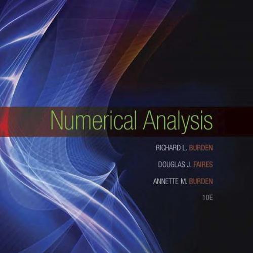 Numerical Analysis 10th Edition 1305253663