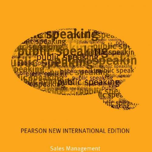 Pearson New International Edition Sales Management