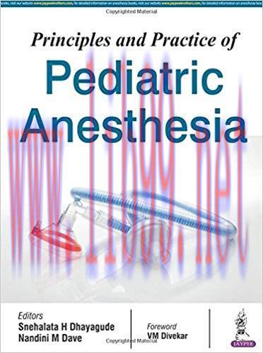 [PDF]Principles And Practice Of Pediatric Anesthesia