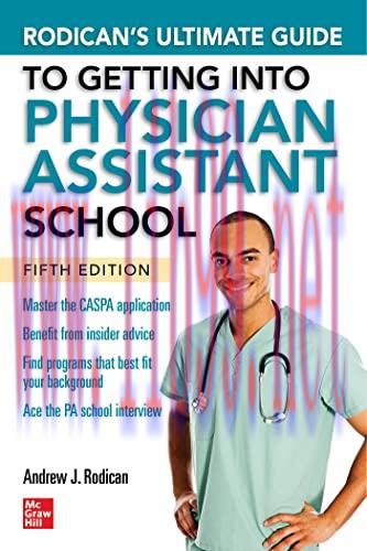 [AME]Rodican's Ultimate Guide to Getting Into Physician Assistant School, Fifth Edition (Origin...