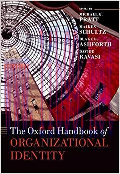 (PDF)The Oxford Handbook of Organizational Identity (Oxford Handbooks)