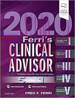 (PDF)Ferri’s Clinical Advisor 2020: 5 Books in 1 (Ferri’s Medical Solutions)
