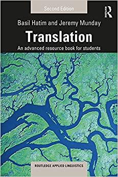 (PDF)Translation An advanced resource book for students (Routledge Applied Linguistics)