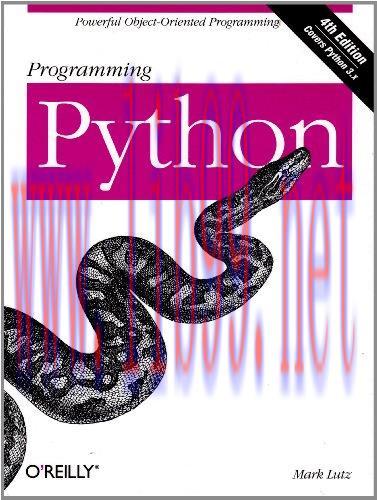[FOX-Ebook]Programming Python, 4th Edition
