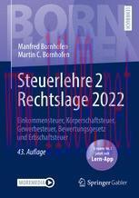 [PDF]Steuerlehre 2 Rechtslage 2022: Einkommensteuer, Körperschaftsteuer, Gewerbesteuer, Bewertu...