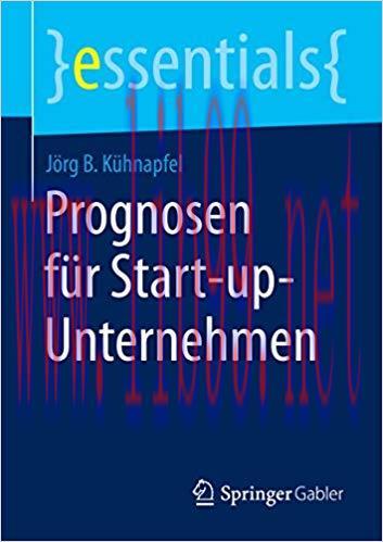 (PDF)Prognosen für Start-up-Unternehmen (essentials) (German Edition) 2015 Edition