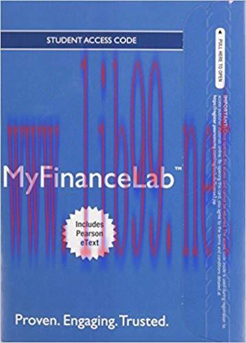 (PDF)NEW MyFinanceLab™ with Pearson eText — Instant Access — for Foundations of Finance 8th Edi...