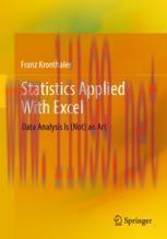 [PDF]Statistics Applied With Excel: Data Analysis Is (Not) an Art