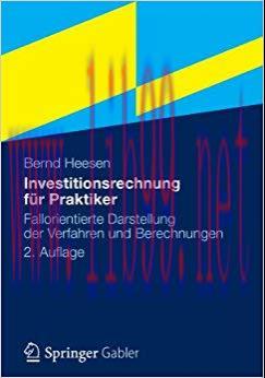 (PDF)Investitionsrechnung für Praktiker: Fallorientierte Darstellung der Verfahren und Berechnu...