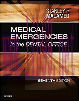 (PDF)Medical Emergencies in the Dental Office – E-Book 7th Edition
