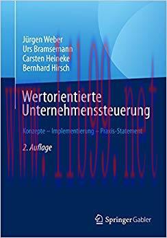 (PDF)Wertorientierte Unternehmenssteuerung: Konzepte – Implementierung – Praxis-Statement (Germ...