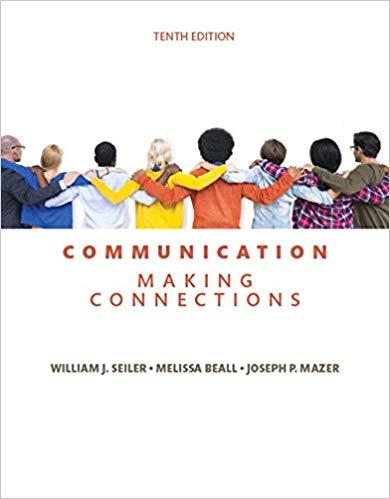 (Solution Manual)Communication Making Connections 10th Edition by William J. Seiler.zip