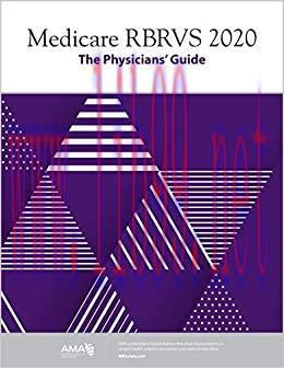 (PDF)Medicare RBRVS 2020: The Physicians’ Guide (The Physician’s Guide)