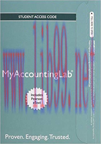 (PDF)MyAccountingLab® with Pearson eText — Instant Access — for Horngren’s Accounting 11th Edit...