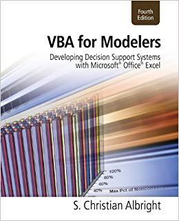 (PDF)VBA for Modelers Developing Decision Support Systems 4th Edition