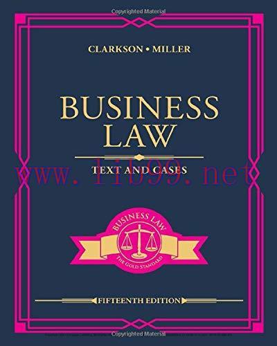 [FOX-Ebook]Business Law: Text and Cases, 15th Edition
