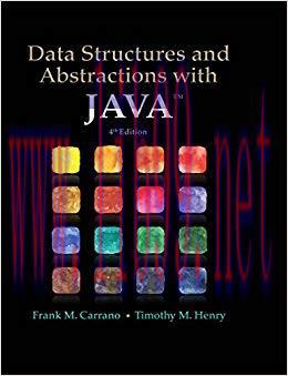 Data Structures and Abstractions with Java 4th Edition