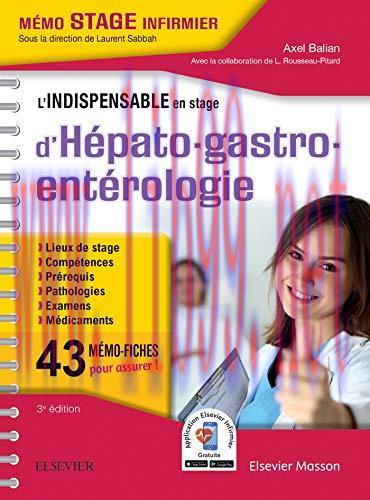 [AME]L'indispensable en stage d'hépato-gastro-entérologie, 3e (Original PDF)