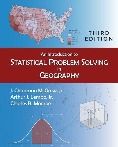 Introduction to Statistical Problem Solving in Geography 3rd 120Yuan , An