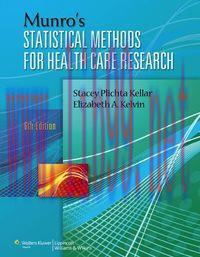 [AME]Munro's Statistical Methods for Health Care Research, 6th Edition (Original PDF)
