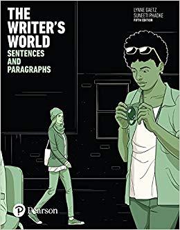 (PDF)The Writer’s World Sentences and Paragraphs 5th Edition