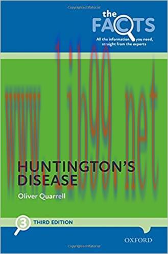 [AME]Huntington’s Disease (The Facts Series), 3rd Edition (Original PDF)