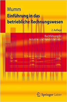 (PDF)Einführung in das betriebliche Rechnungswesen: Buchführung für Industrie- und Handelsbetri...