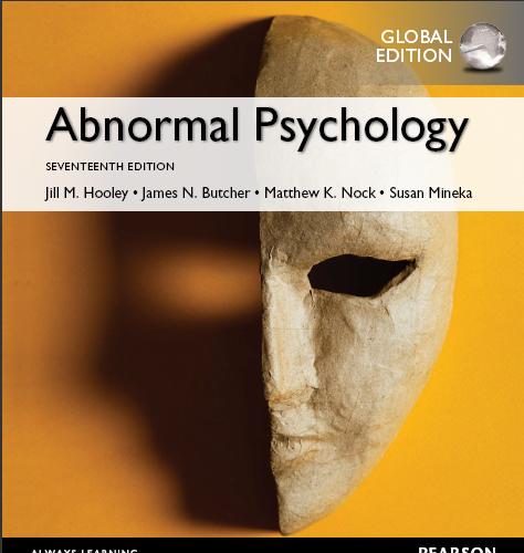 (Solution Manual)Abnormal Psychology 17th Global Edition James N Butcher.zip