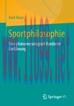 [PDF]Sportphilosophie: Eine phänomenologisch fundierte Einführung