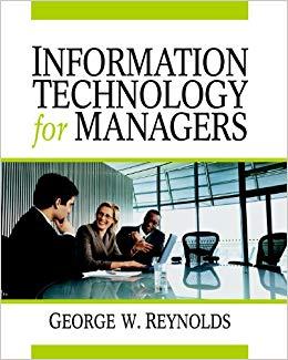 (PDF)Information Technology for Managers 1st Edition