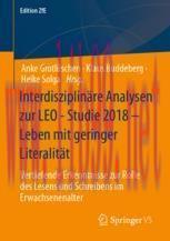 [PDF]Interdisziplinäre Analysen zur LEO - Studie 2018 – Leben mit geringer Literalität: Vertief...