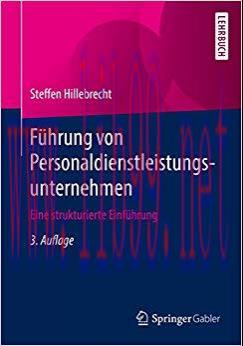 (PDF)Führung von Personaldienstleistungsunternehmen: Eine strukturierte Einführung (German Edit...