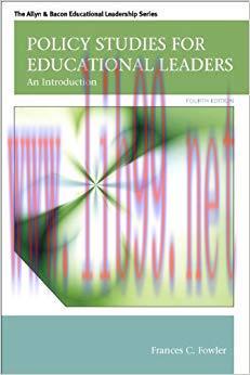 Policy Studies for Educational Leaders: An Introduction (Allyn & Bacon Educational Leadership) ...