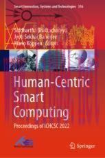 [PDF]Human-Centric Smart Computing: Proceedings of ICHCSC 2022