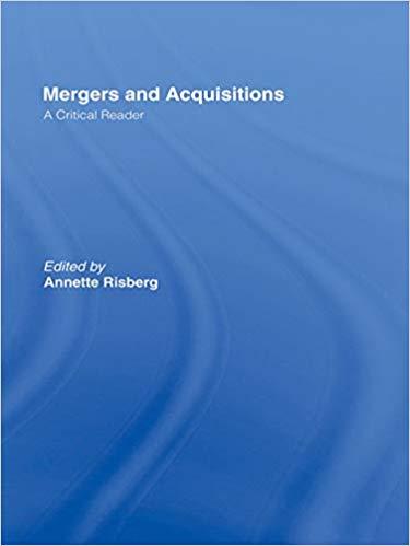 (PDF)Mergers & Acquisitions A Critical Reader 1st Edition