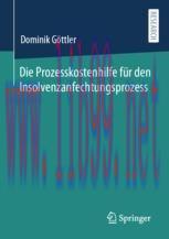 [PDF]Die Prozesskostenhilfe für den Insolvenzanfechtungsprozess