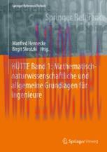 [PDF]HÜTTE Band 1: Mathematisch-naturwissenschaftliche und allgemeine Grundlagen für Ingenieure