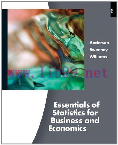 [FOX-Ebook]Essentials Of Stratistics For business & Economics, 6th Edition