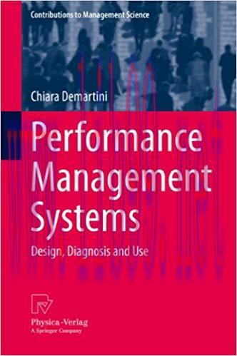 (PDF)Performance Management Systems: Design, Diagnosis and Use (Contributions to Management Sci...