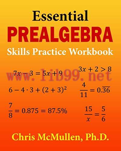 [FOX-Ebook]Essential Prealgebra Skills Practice Workbook