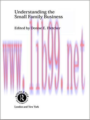 (PDF)Understanding the Small Family Business (Routledge Studies in Small Business Book 8) 1st E...
