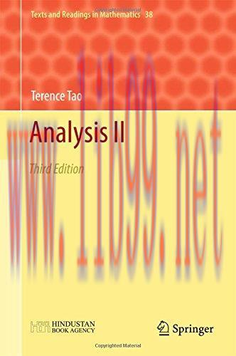 [FOX-Ebook]Analysis II: 3rd Edition