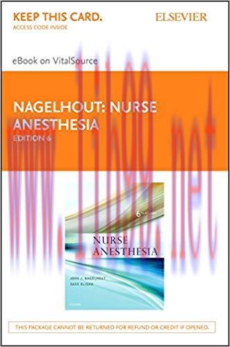 (PDF)Nurse Anesthesia – E-Book 6th Edition