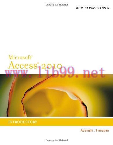 [FOX-Ebook]New Perspectives on Microsoft Access 2010, Introductory