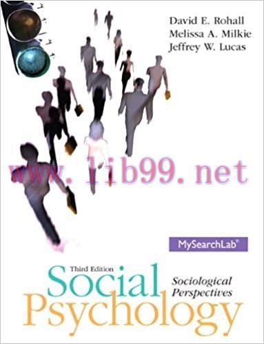 (PDF)Social Psychology: Sociological Perspectives, 3rd Edition (Mysearchlab)