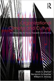 (PDF)Organizational Climate and Culture: An Introduction to Theory, Research, and Practice (Org...