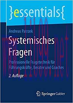 (PDF)Systemisches Fragen: Professionelle Fragetechnik für Führungskräfte, Berater und Coaches (...