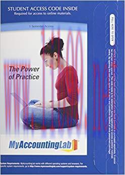 (PDF)NEW MyAccountingLab® with Pearson eText — Instant Access — for Managerial Accounting: Deci...